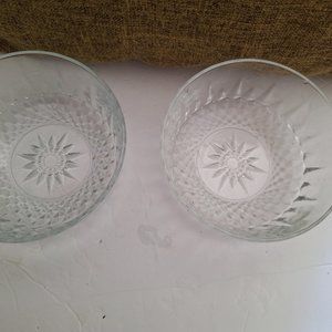 Set 2 bolws  vintage  arcoroc